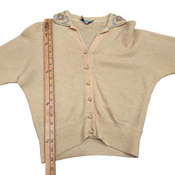 1950s Lofties Designed by Laurence Cream Cardigan - Picture 8 of 11